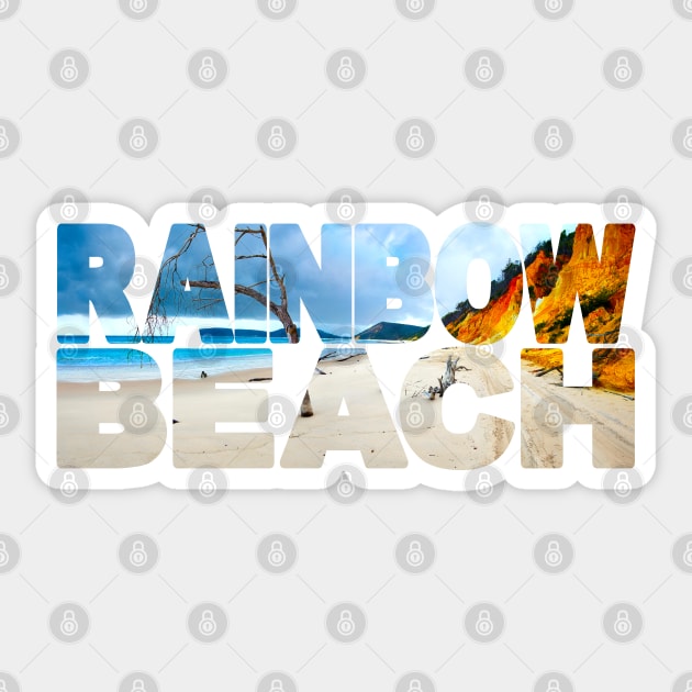 RAINBOW BEACH - Queensland Australia Sticker by TouristMerch